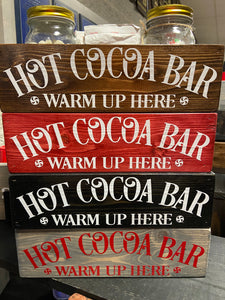 Hot Cocoa Bar/Station