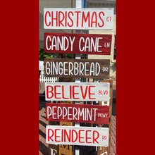 Load image into Gallery viewer, Christmas Street Signs - 3 for $20
