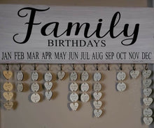 Load image into Gallery viewer, Family Birthday Sign
